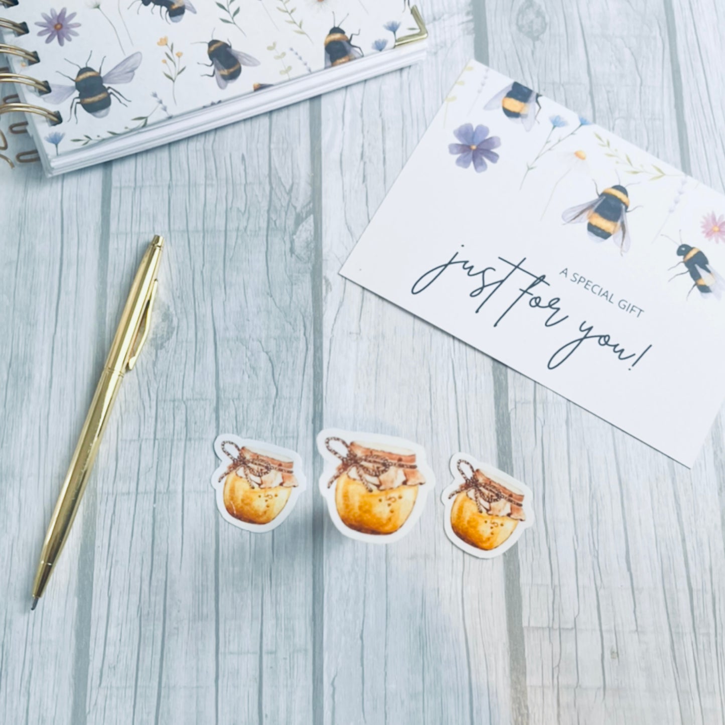Honey pot sticker set