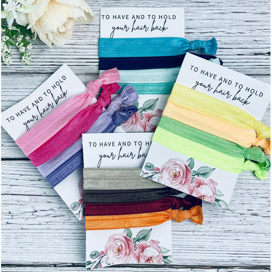 Team bride hair tie