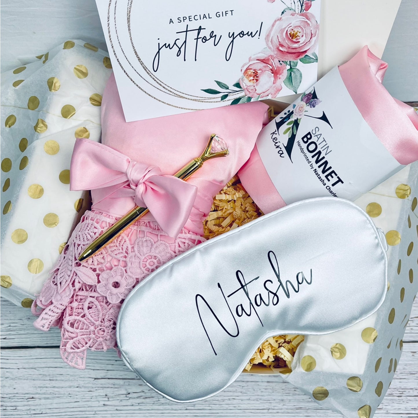 Bridal robe gift set (C)