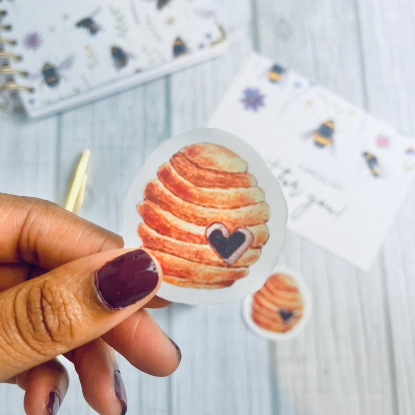 Beehive sticker set