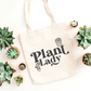Plant lady tote bag