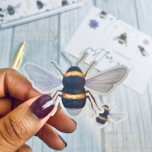 Spring bee sticker set (C)