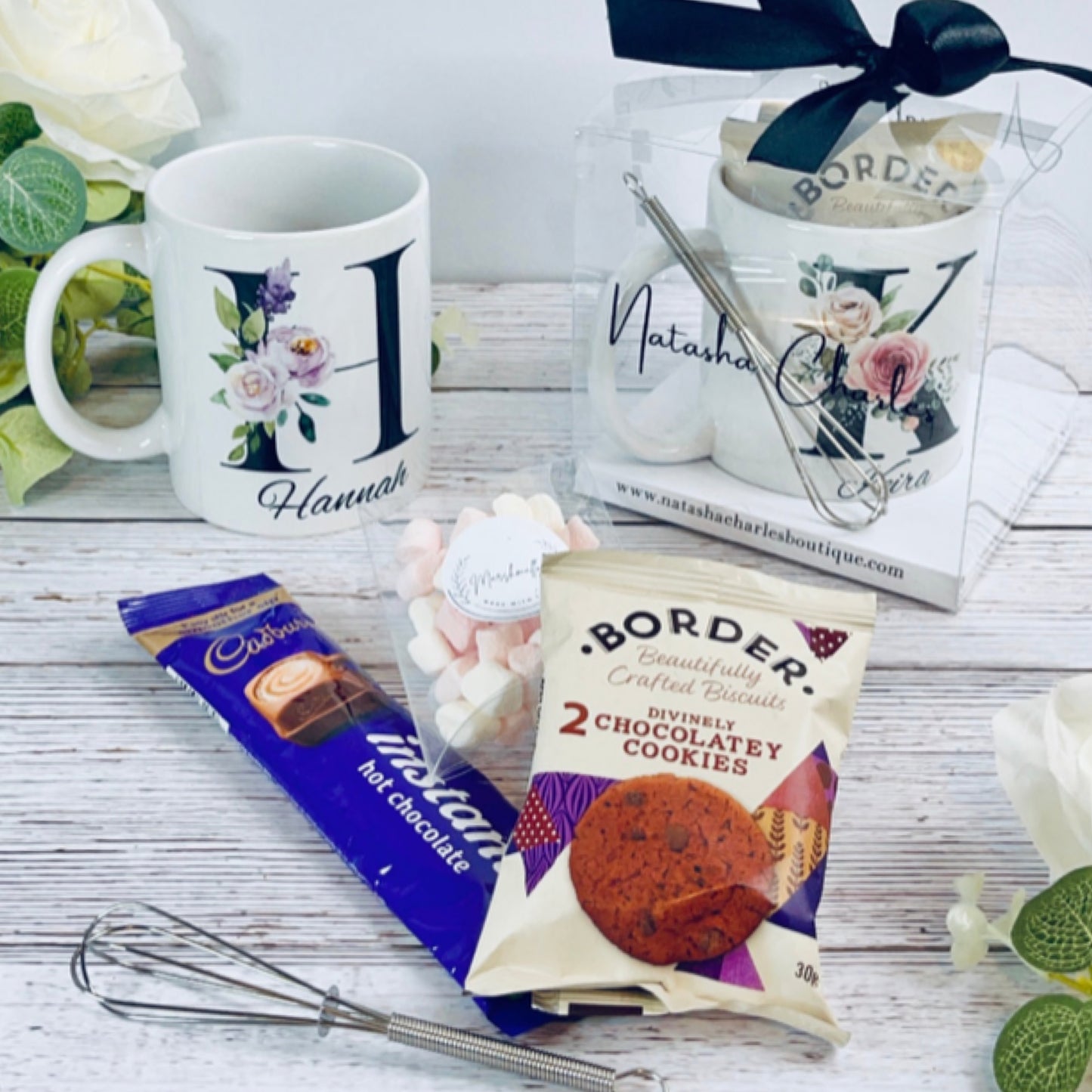 Personalised mug gift set (Hot chocolate)